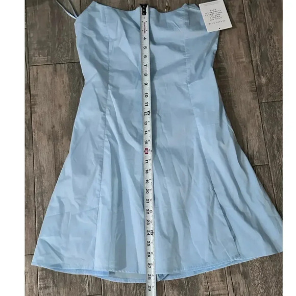 NWT Alamour the label Blue mini Dress Size 4 - Picture 9 of 11